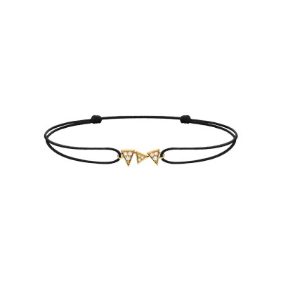Bracelet Akillis Capture Me en or jaune et diamants
