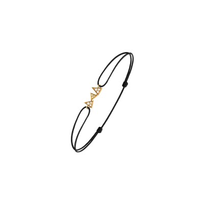 Bracelet Akillis Capture Me en or jaune et diamants