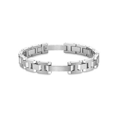 Bracelet Herbelin Cap Camarat en acier brossé