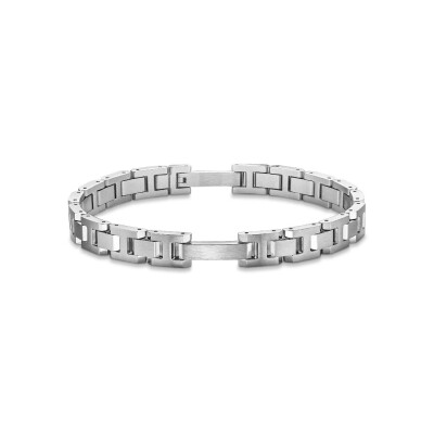 Bracelet Herbelin Cap Camarat en acier brossé