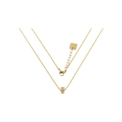 Collier Clyda Duo en acier doré
