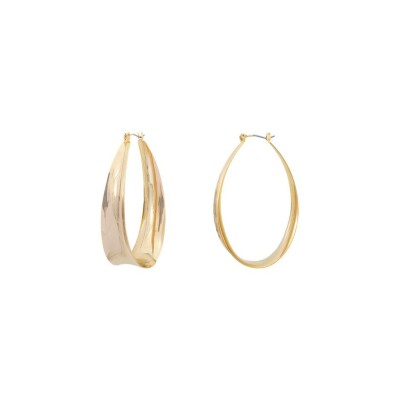 Boucles d'oreilles Clyda L'élégante en métal doré