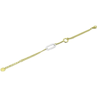 Bracelet Clyda L'élégante en acier doré