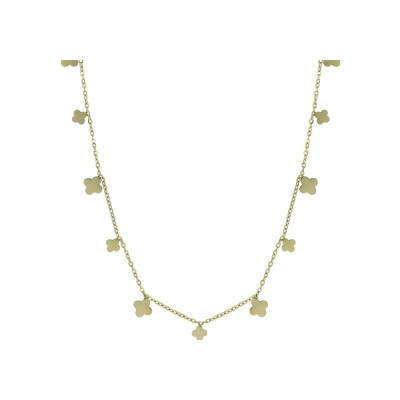 Collier Clyda en métal doré