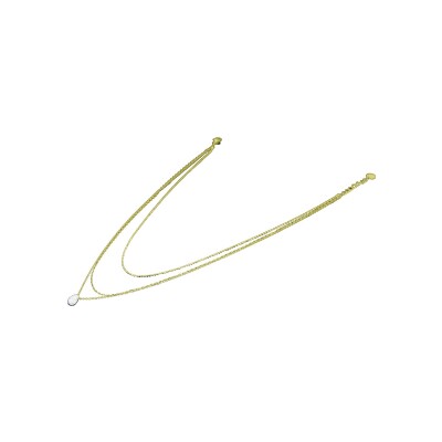 Collier Clyda L'élégante en acier doré