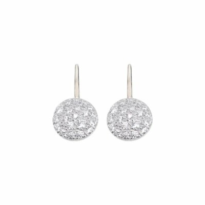 Boucles d'oreilles Constellation or blanc et diamants de 0.45ct