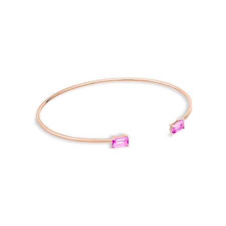 Bracelet GINETTE NY COCKTAIL en or rose et topazes