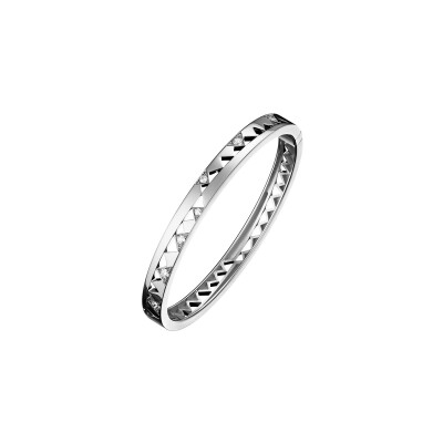 Bracelet jonc Akillis Capture Me en or blanc et diamants