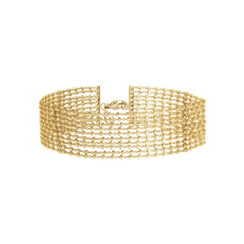 Bracelet Charlet Diamantée en or jaune