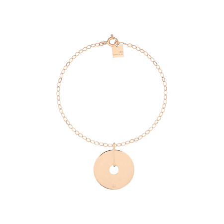 Bracelet GINETTE NY DONUT en or rose