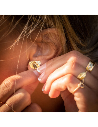 Boucles d'oreilles Maison Ballet by Scarlett en or jaune
