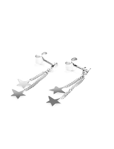 Boucles d'oreilles Maison Ballet by Scarlett en or jaune et or blanc