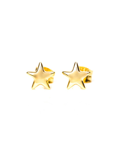 Boucles d'oreilles Maison Ballet by Scarlett étoile en or jaune 9 carats