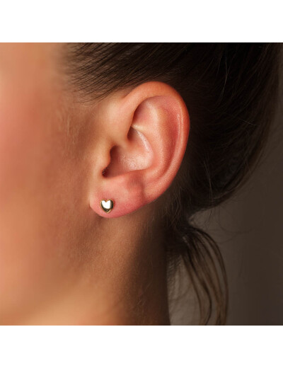 Boucles d'oreilles Maison Ballet by Scarlett en or jaune 9 carats
