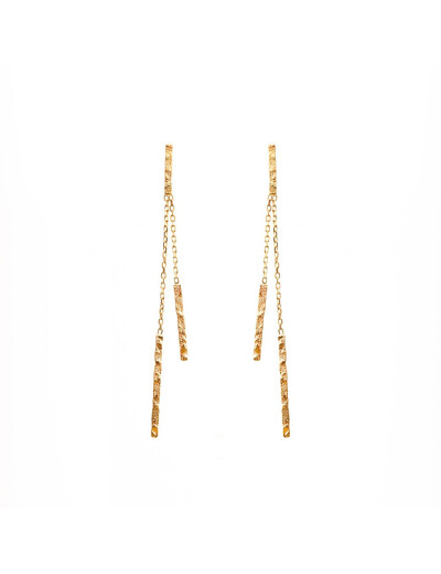 Boucles d'oreilles Maison Ballet by Scarlett en or jaune