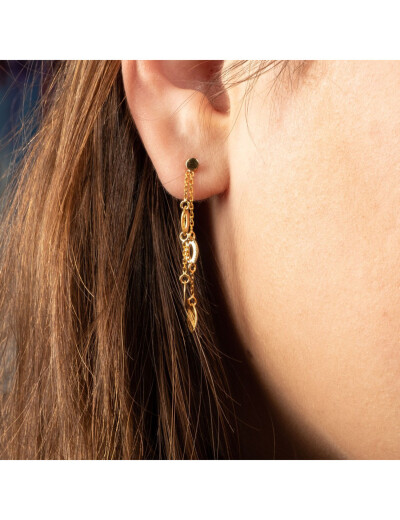 Boucles d'oreilles Maison Ballet by Scarlett en or jaune