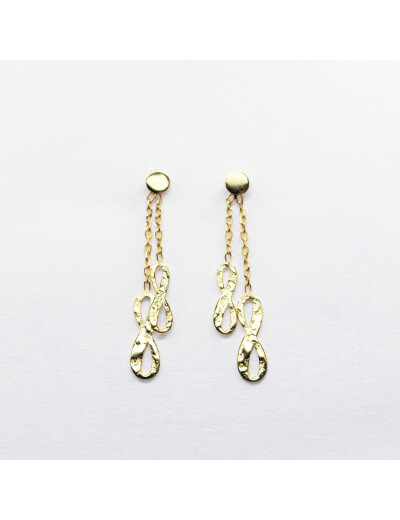 Boucles d'oreilles Maison Ballet by Scarlett en or jaune