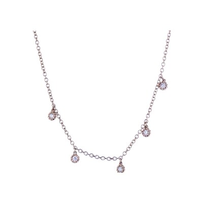 Collier BE8 Jewels en or rose et diamants