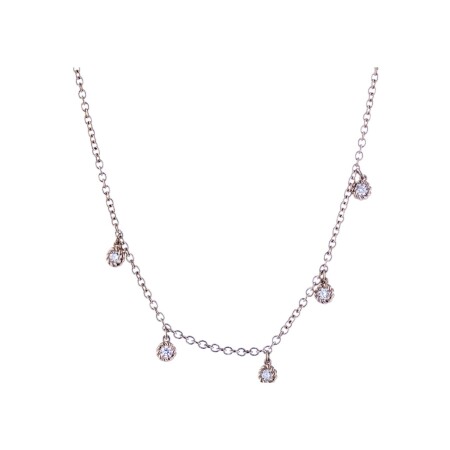 Collier BE8 Jewels en or rose et diamants