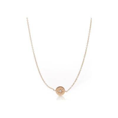 Collier BE8 Jewels en or rose et diamant