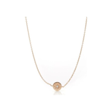 Collier BE8 Jewels en or rose et diamant