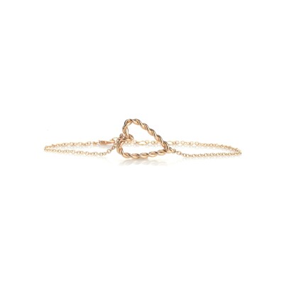 Bracelet BE8 Jewels cœur en or rose