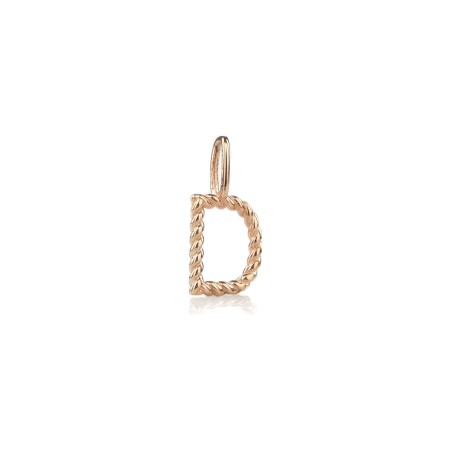 Charm BE8 Jewels lettre D en or rose