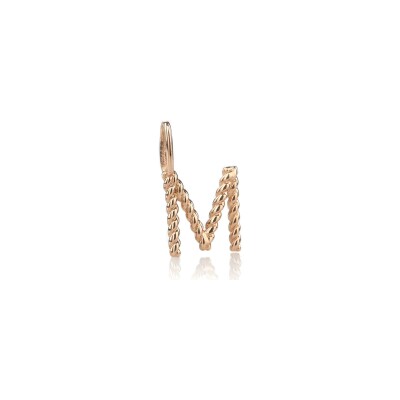 Charm BE8 Jewels lettre M en or rose