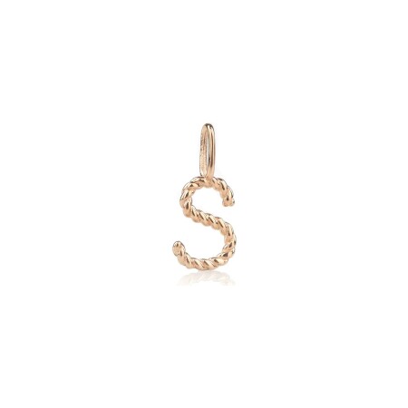 Charm BE8 Jewels lettre S en or rose