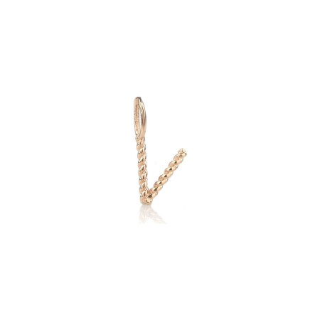 Charm BE8 Jewels lettre V en or rose