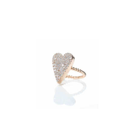 Bague BE8 Jewels Give Love en or rose et diamants