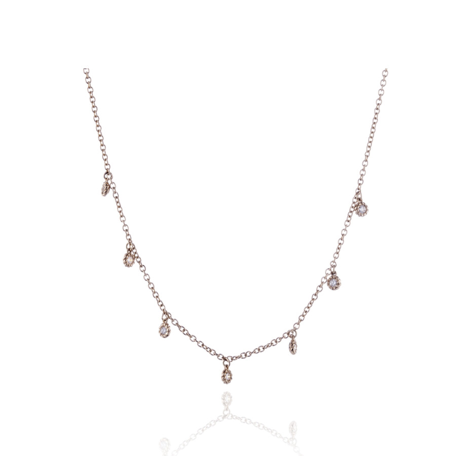 Collier BE8 Jewels Every Day en or rose et diamants