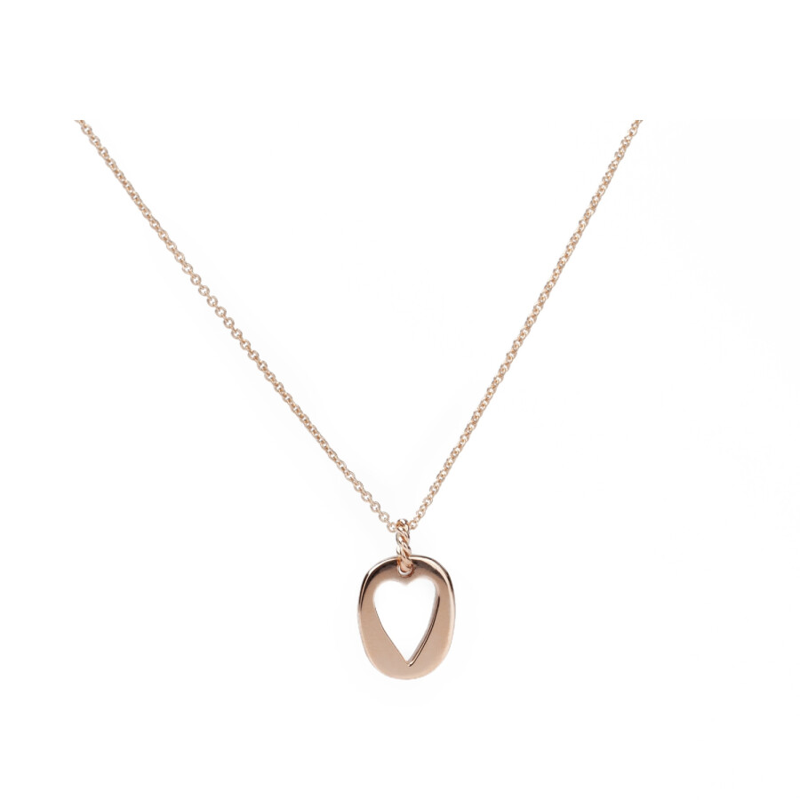 Collier BE8 Jewels Give Love Open Heart en or rose