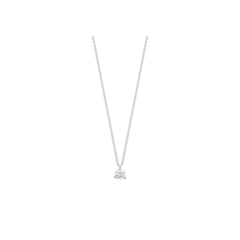 GINETTE NY BE MINE necklace, white gold and diamond