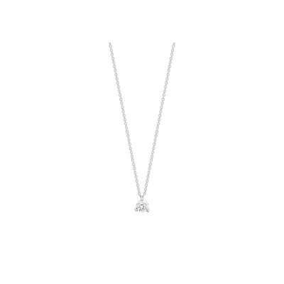 GINETTE NY BE MINE necklace, white gold and diamond