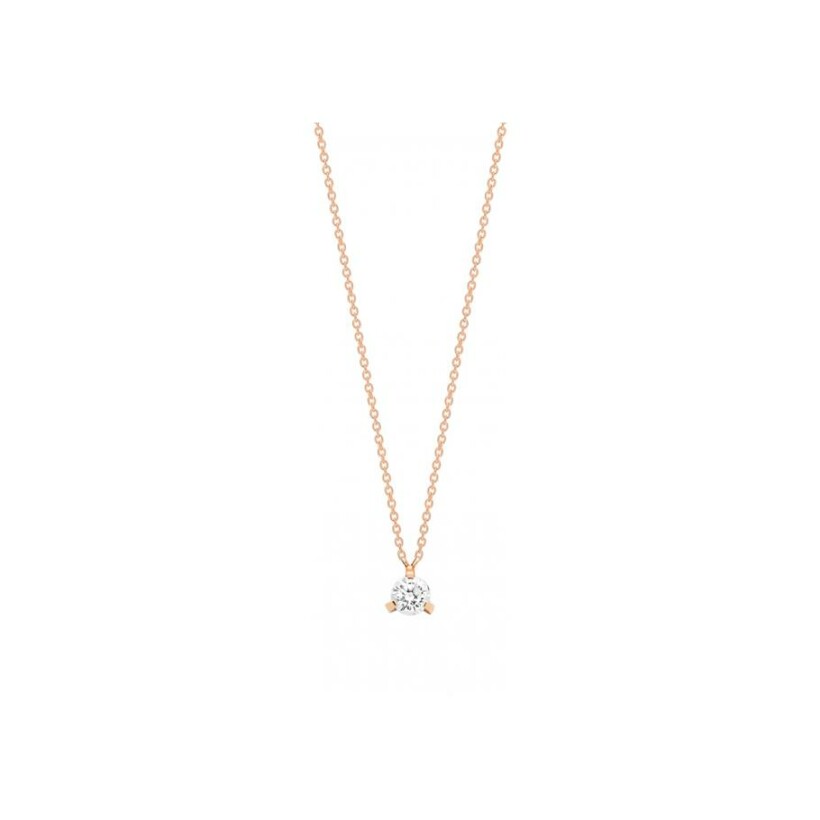 GINETTE NY MARIA necklace, rose gold and diamond