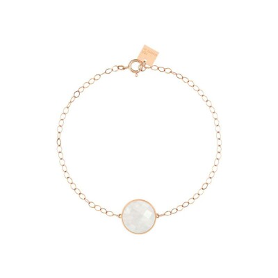 Ginette NY EVER Bracelet in rose gold and moonstone