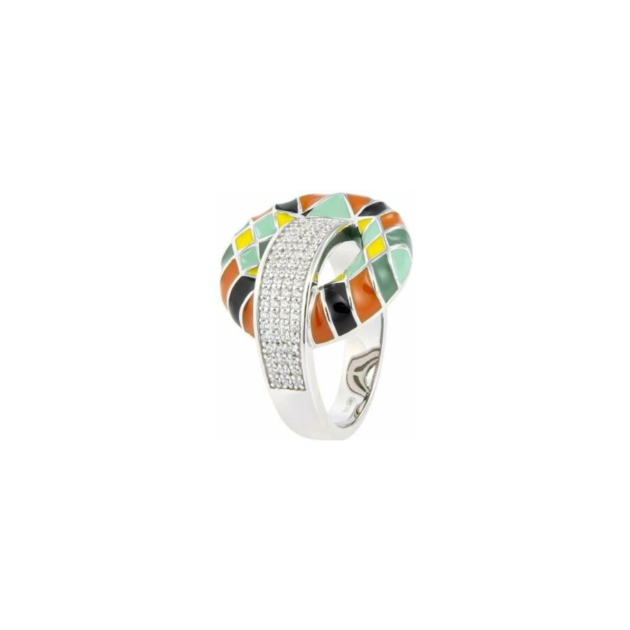 Bague Una Storia Burano en argent et oxydes de zirconium