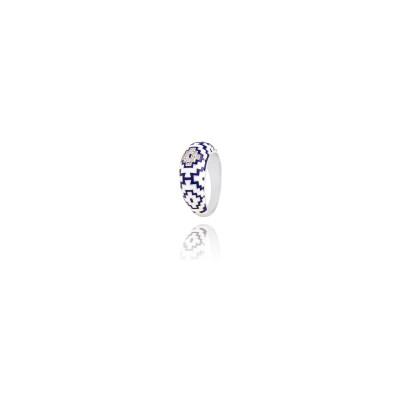 Bague Una Storia Aztec en argent rhodié et oxydes de zirconium