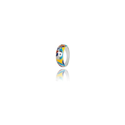Bague Una Storia Lovebird en argent rhodié et oxydes de zirconium