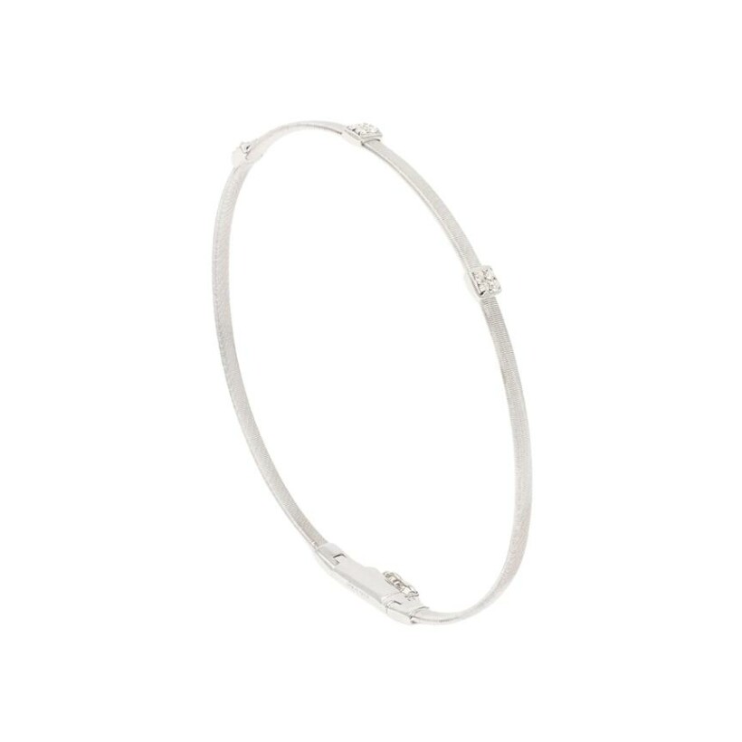 Bracelet Marco Bicego Masai en or blanc et diamants