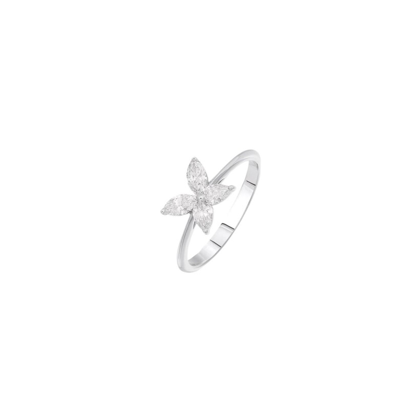 Bague B&F My Haute Joaillerie Sélection Fly en or blanc et diamants