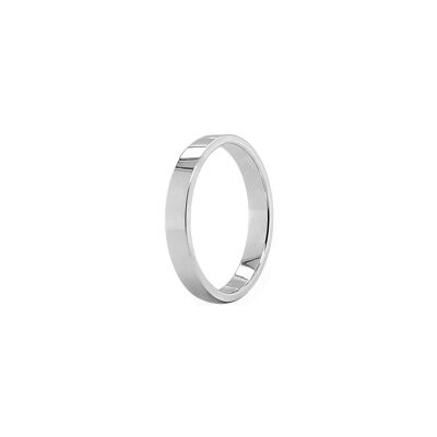 Alliance Classique Bonheur en platine, largeur 3.5mm