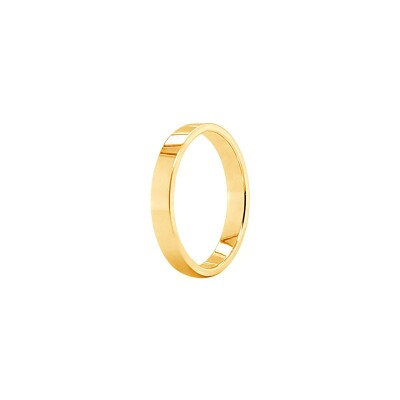 Alliance Classique Bonheur en or jaune, largeur 3mm