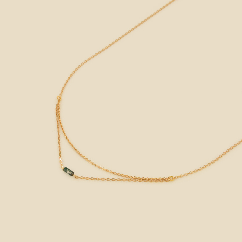 Le collier plaqué or Bima 38 cm