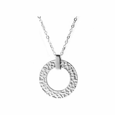 Collier Pierre Lannier Caprice en acier argenté