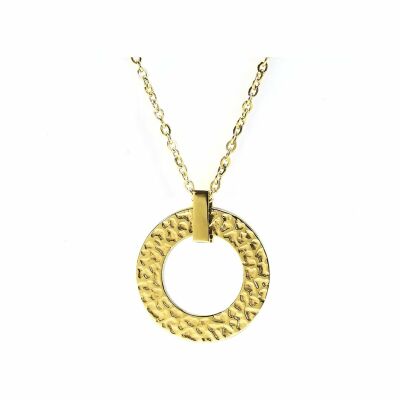 Collier Pierre Lannier Caprice en acier doré