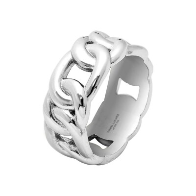 Bague Pierre Lannier Roxane en acier, taille 52