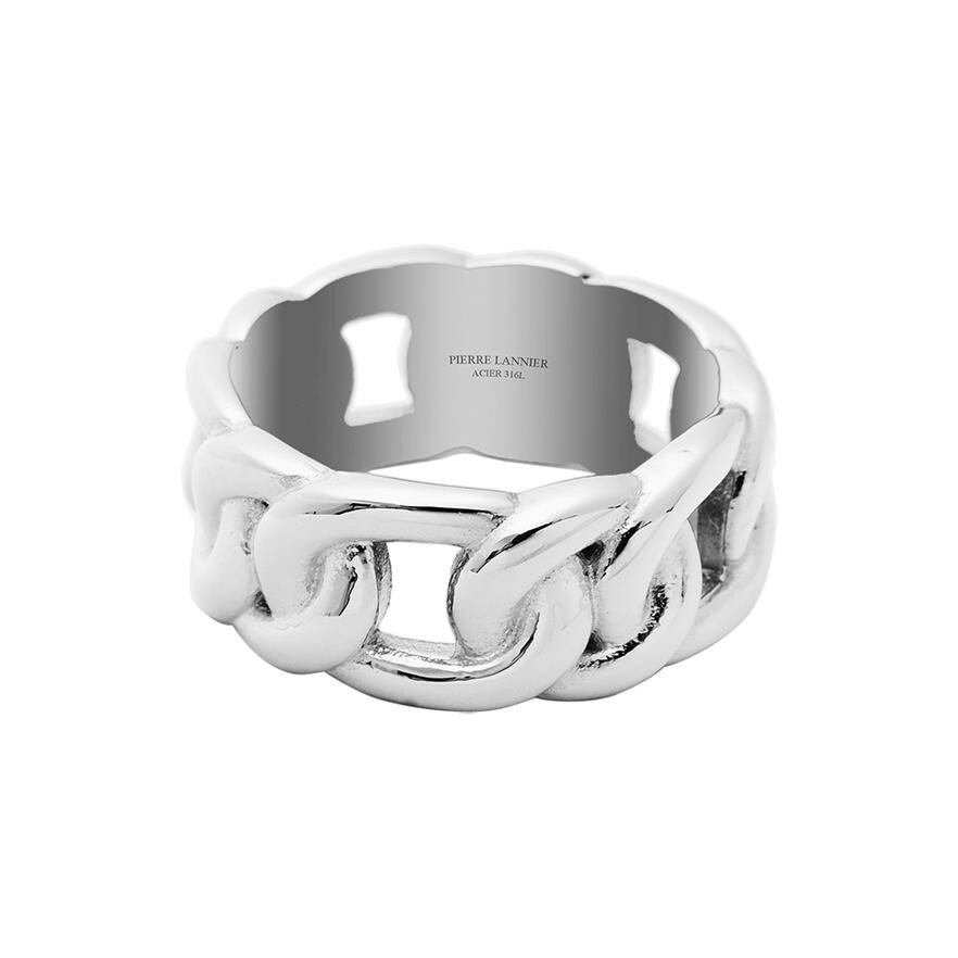 Bague Pierre Lannier Roxane en acier, taille 52