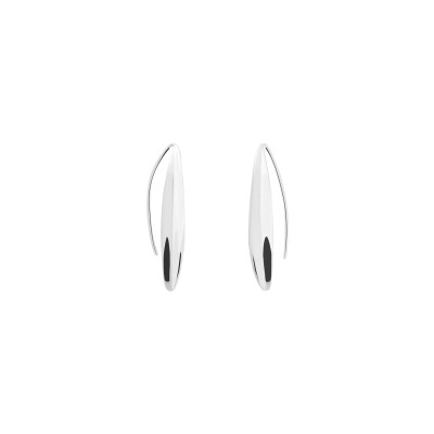 Boucles d'oreilles Pierre Lannier Entasis en acier